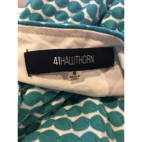 41 HAWTHORN Womens Dress Green Sleeveless V-Neck Sheath Stretch Sz Small - Picture 3 of 3